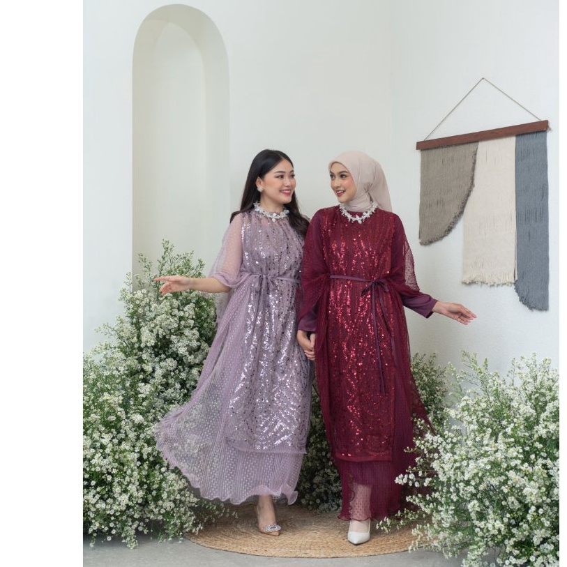 KODE C45Y Missnomi  Ayyara Kaftan Muslim Lebaran 224