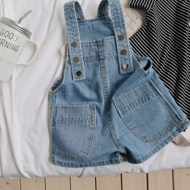 KODE K28Q baju kodok jeans denim anak perempuan import overall denim jeans anak