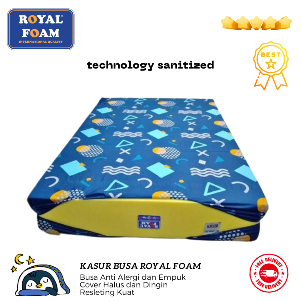 Kasur Busa ROYAL FOAM Tahan Kempes Tebal 20 CM Original Spon Lantai Super Bandulan Raya