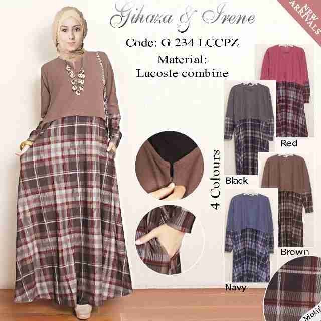 GAMIS LEBARAN KONDANGAN ARISAN HARIAN KULIAH NGAJAR SEKOLAH KERJA KANTORAN BRANDED IRENE HIJAB CANTI