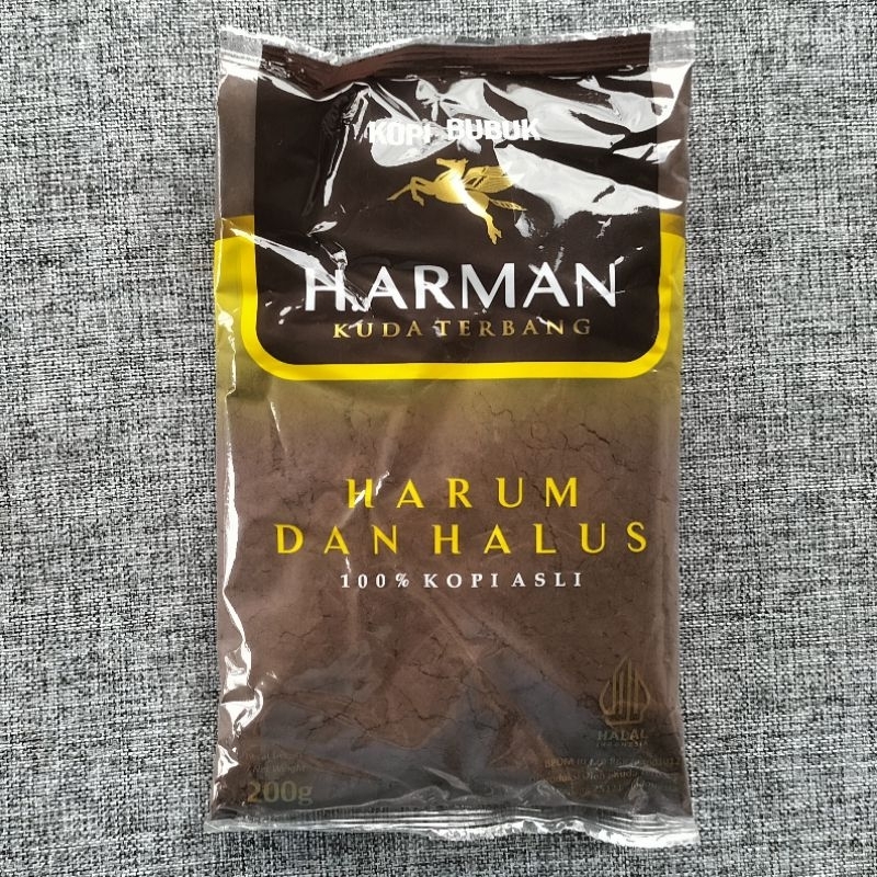 

KOPI BUBUK Kuda Terbang H. ARMAN Asli 100% Padang Sumbar Netto 200gr Harum Halus