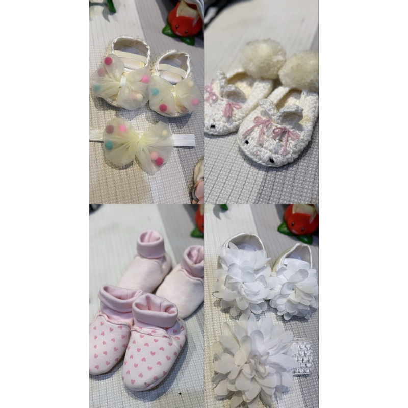 (0-6mos) sepatu bayi baby shoes preloved mothercare
