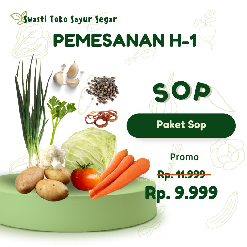 

SWASTI Sayur Murah Pekalongan | Paket Sop | Paket Sop + Bumbu