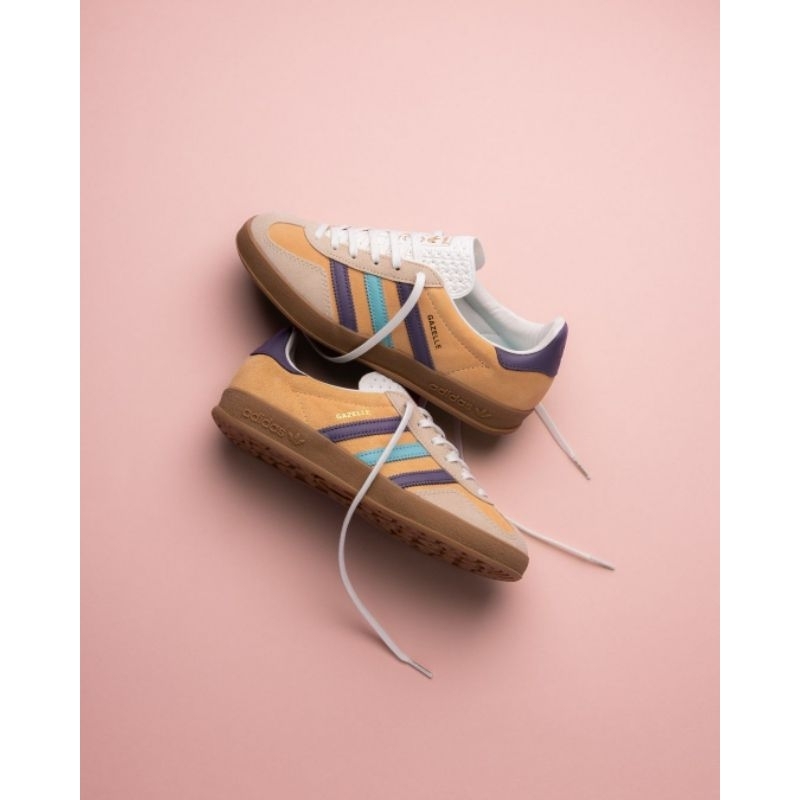Adidas Gazelle Indoor Brown Almost Purple Blue