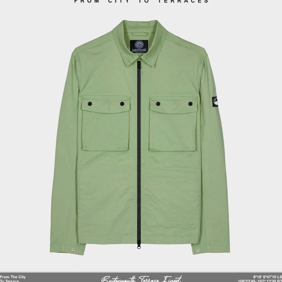 KODE Q9V OVERSHIRT LUGER SAGE ORANGE BLUE YELLOW