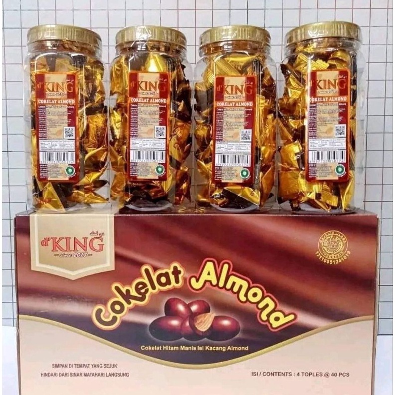 

HEMAT AGS Coklat almond king Coklat Cemilan Coklat