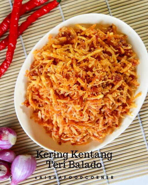 

KHUSUS TERI KENTANG kering kriuk teri medan 1 2gr