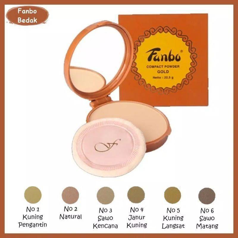 FANBO GOLD COMPACT POWDER/BEDAK PADAT/FANBO