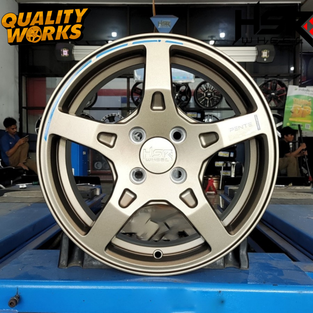 Velg Racing Sigra Ring 15 Inch Pelek Hsr Pente Ring 15 Baut 4 Warna Bronze - Toko Velg Mobil Murah