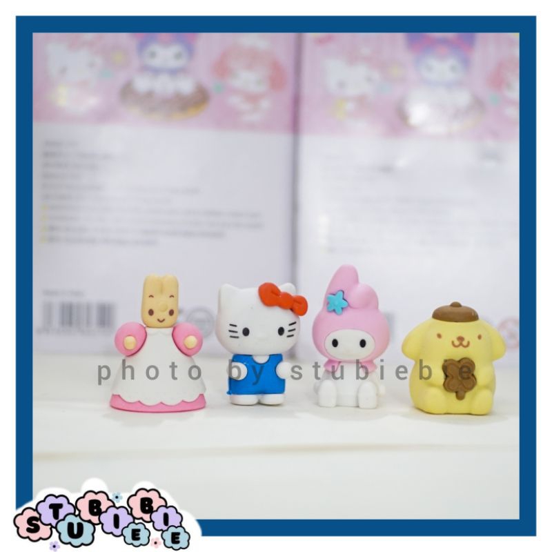 

PH10 Penghapus isi 4pcs sanrio Alat Tulis kuromi Sanrio Penghapus Melody Peralatan sekolah Lucu Karakter Kolektor Alat tulis Rubber isi 4 Sanrio