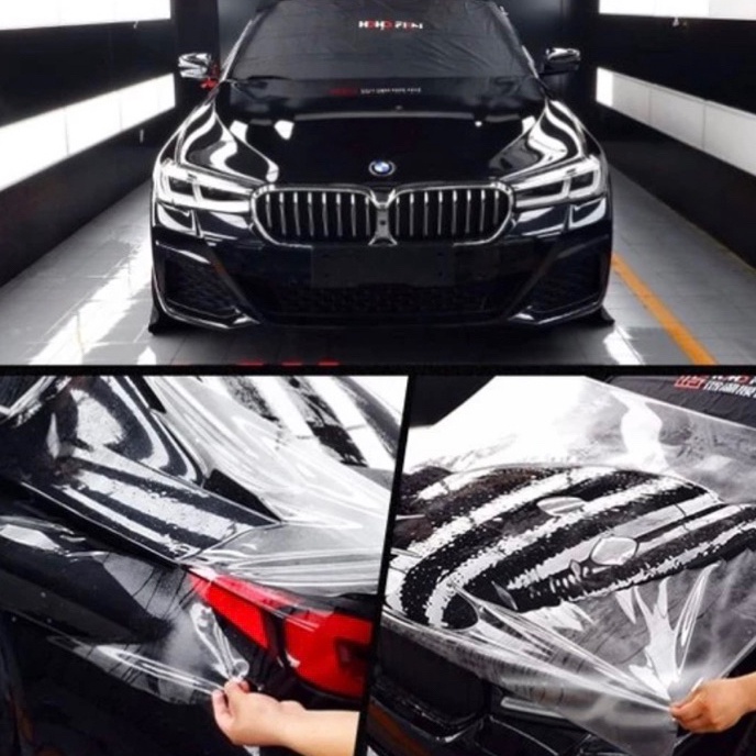 HJ6 Sticker Ppf Bening super Glossy Sticker transparan Premium Lebar Bahan 152 cm