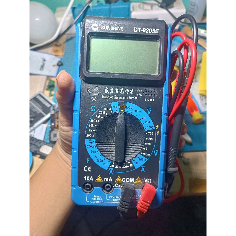 0MULTITESTER DIGITAL SUNSHINE DT-9205E BIG SCOND ISTIMEWAH