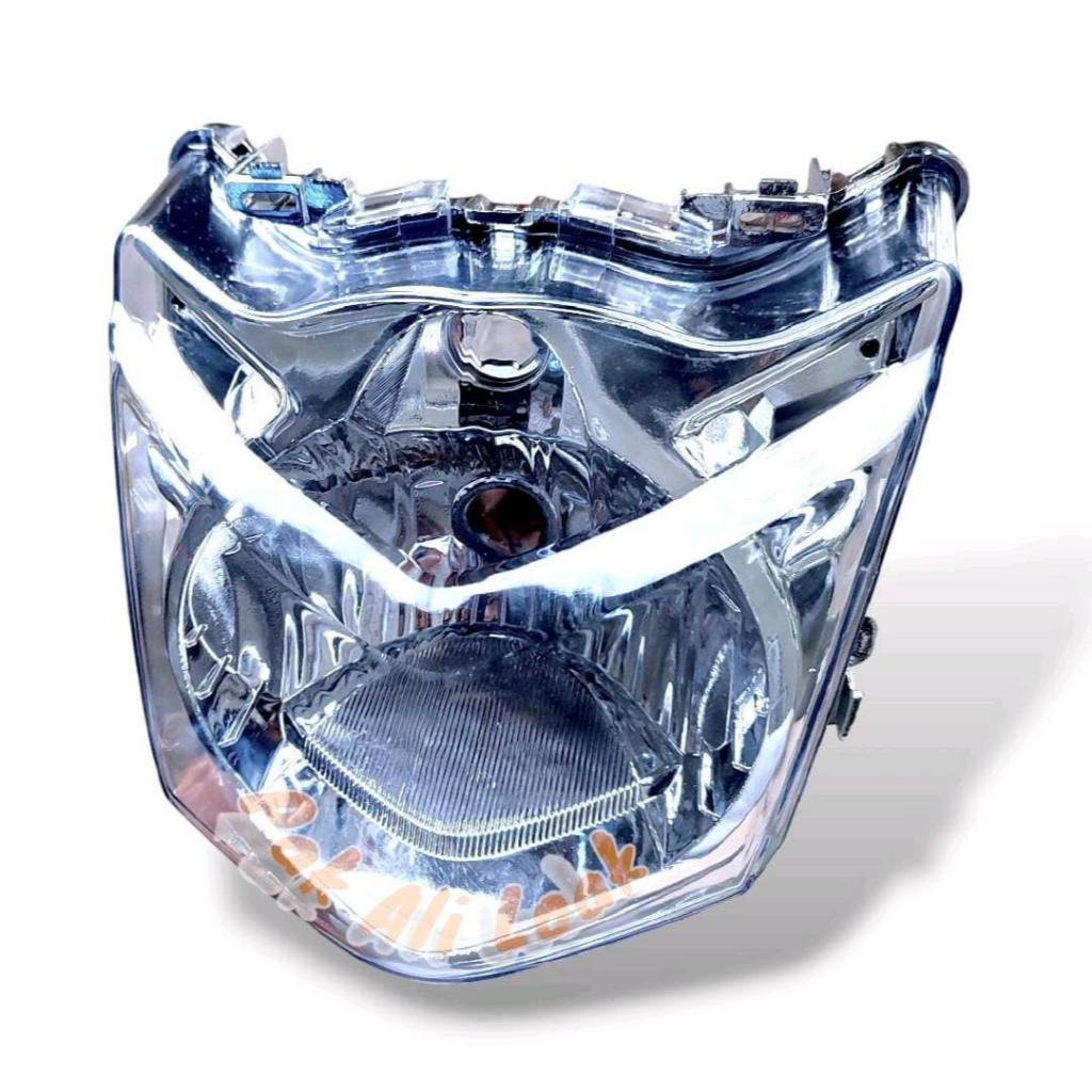 Lampu rekflektor beat karbu lampu depan beat lama headlamp beat  reflecktor mika kaca reflektor lamp