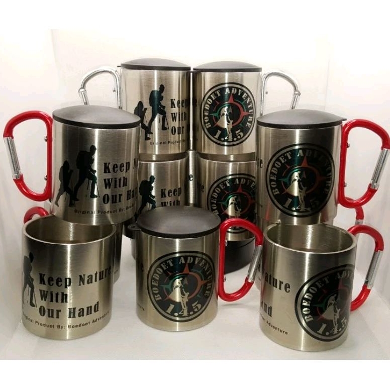 Mug Stainless Carabiner Custom