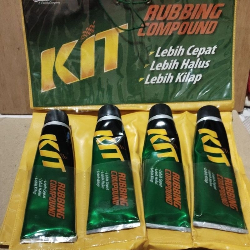 Kit Rubbing Compound 60 gr penghilang baret mobil