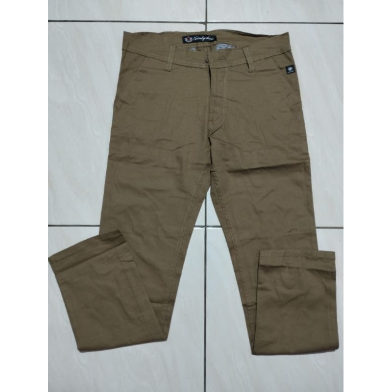 celana chino pria nuemby original distro slim fit