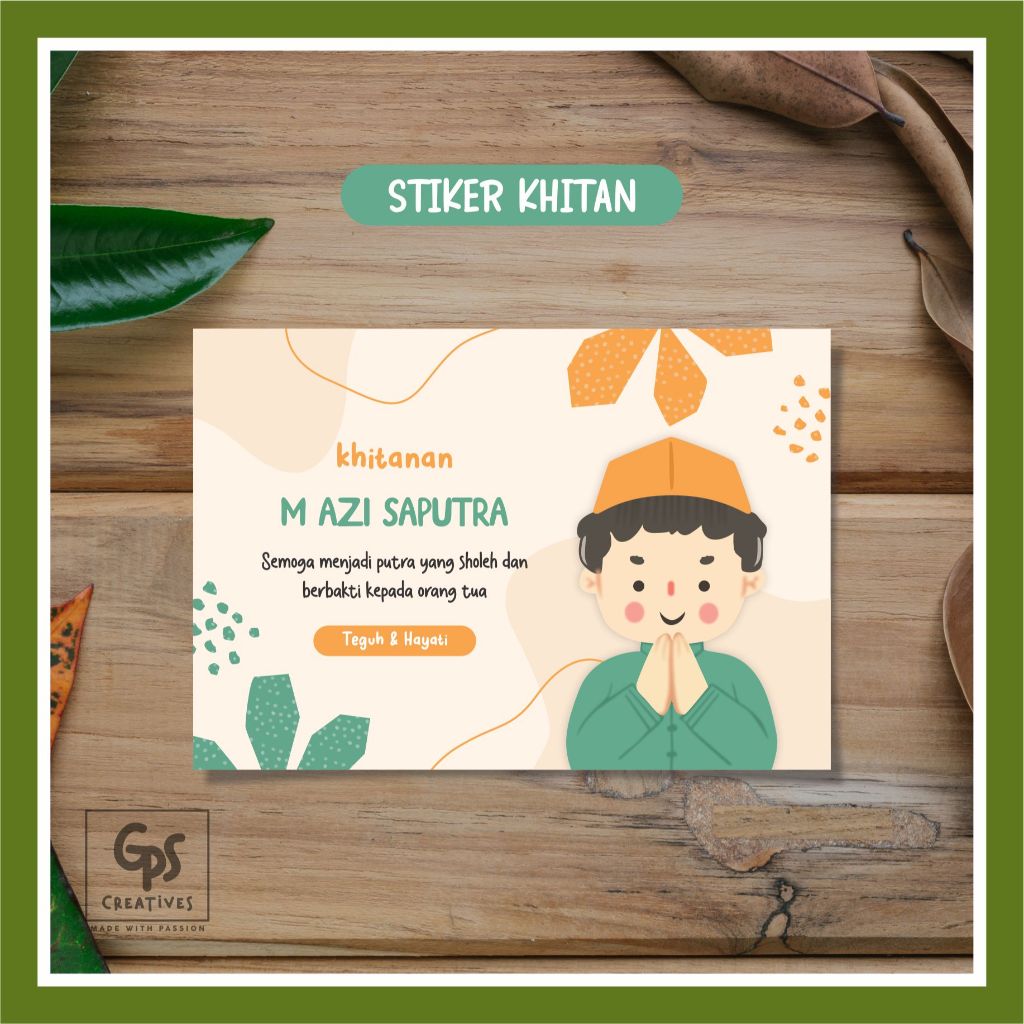 

Stiker Khitan Tasyakuran Khitanan