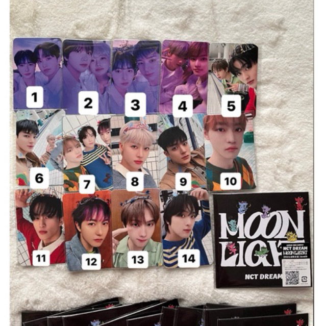PHOTOCARD OFFICIAL NCT DREAM MOONLIGHT JAPAN ALBUM