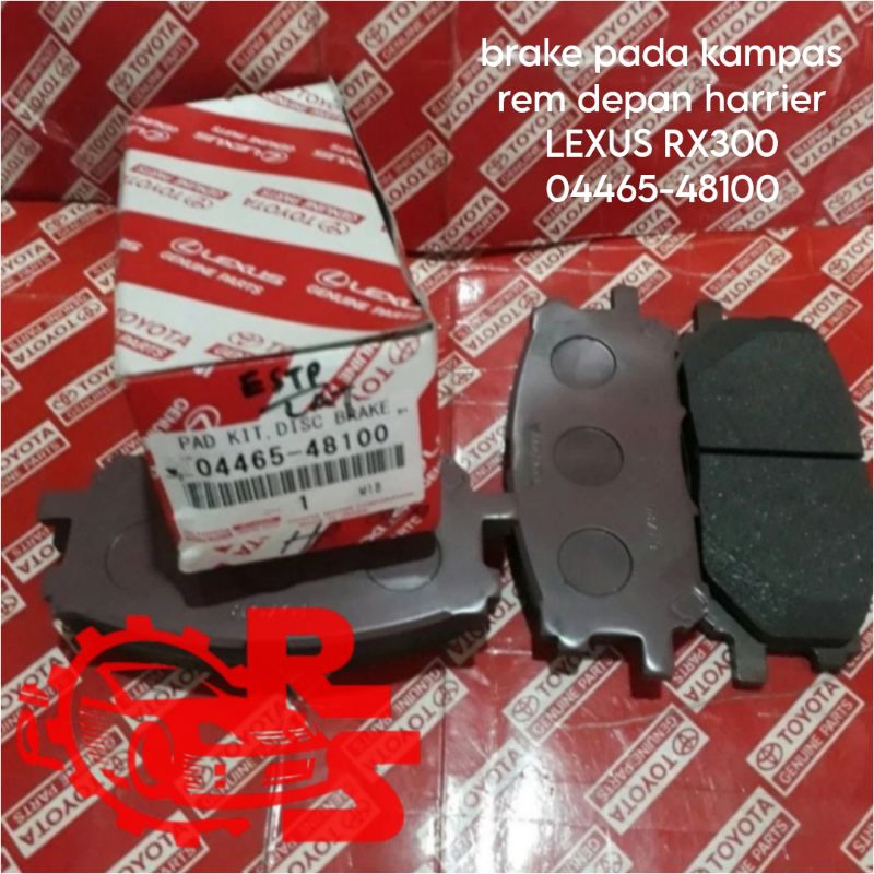 brake pada kampas rem depan harrier LEXUS RX300