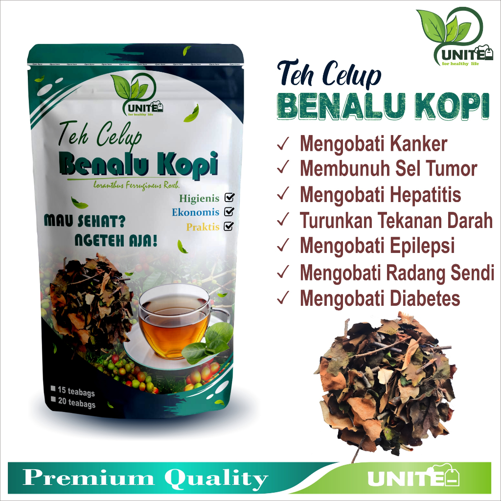 

TEH BENALU KOPI ASLI 20 KANTONG OBAT TUMOR & KANKER PREMIUM
