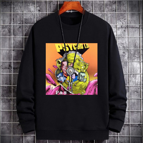 Sweater Pas Band Psycho ID Crewneck Bahan Cotton Fleece | Ready Stock | Siap Kirim | Langsung Order 