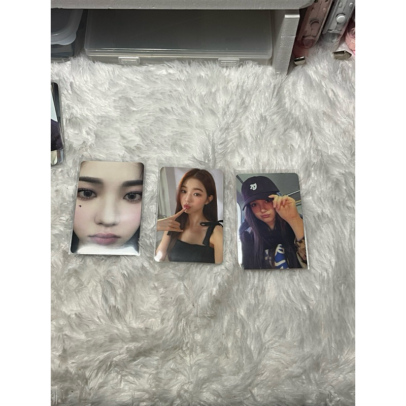 ubah ekspedisi anteraja / jnt photocard official karina zoom wonyoung ribbon danielle