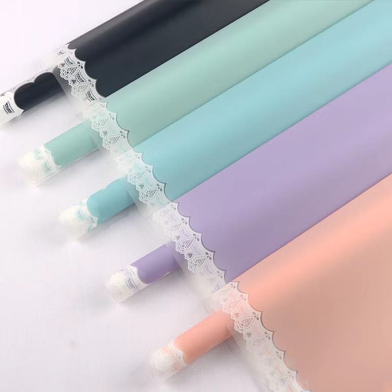 

[20 Lembar] Kertas Buket Bunga Motif Royal Heart / Flower Wrapping / Kertas Cellophane
