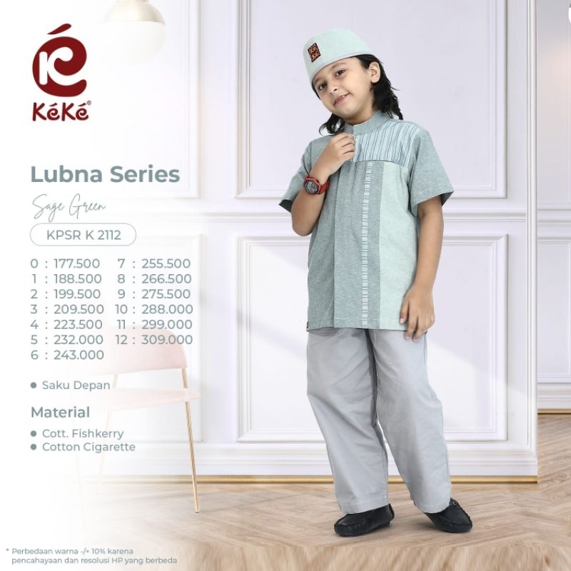 Sarimbit Keke LUBNA SAGE GREEN