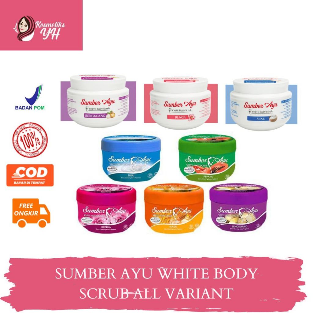 SUMBER AYU WHITENING BODY SCRUB ATAU LULUR SUMBER AYU DAN LULUR PERONTOK DAKI