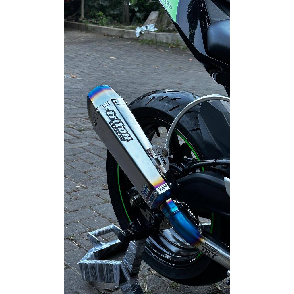 Knalpot kawasaki zx 25r kawasaki zx25r full system triton exhaust