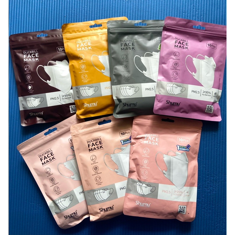 MASKER SHUMU DUCKBILL ISI 10 pcs