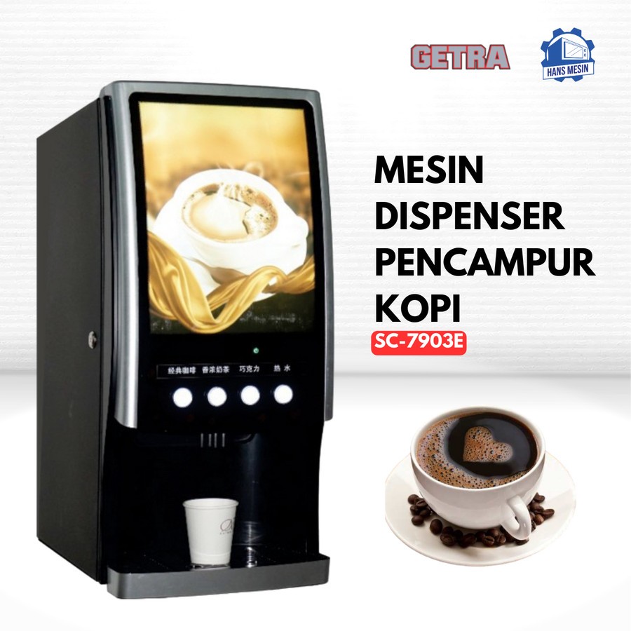 GETRA Proffesional Mix Coffee Dispenser SC-7903E / Mesin Dispenser Pencampur Kopi