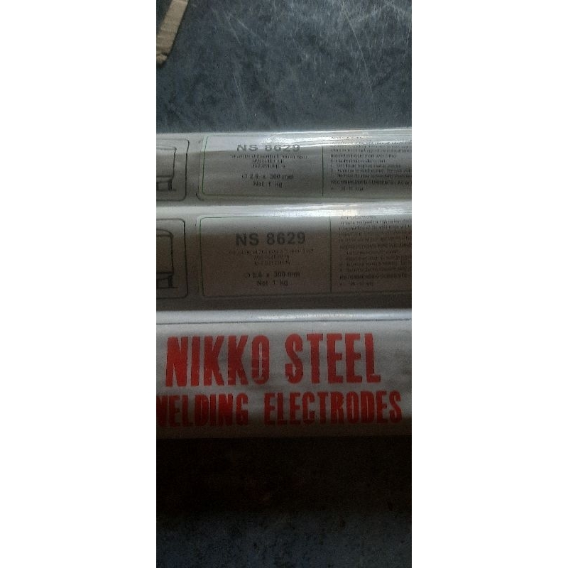 KAWAT LAS NS-8629 NIKKO STEEL 2.6MM PROBLEM STEEL