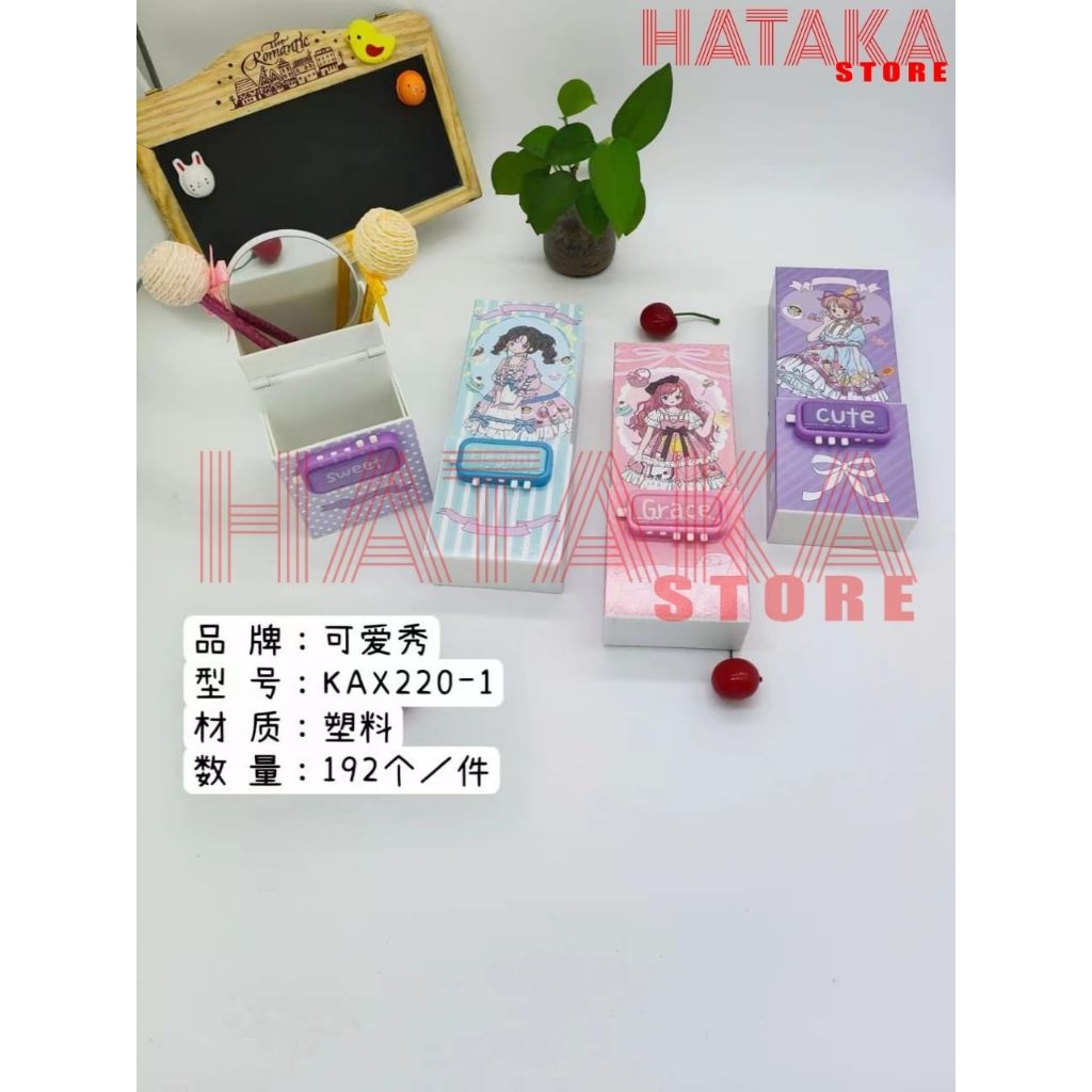 

(KAX220) Kotak Pensil IMPORT Tempat Pensil IMPORT ada Karakternya Kotak Bolpoin Lucu