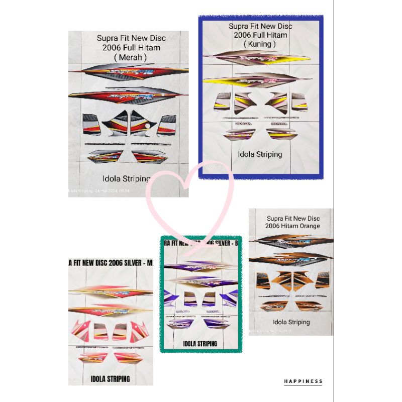Striping Supra Fit New Disc 2006