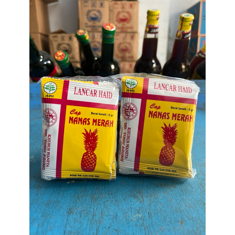 

[1 Pack] Jamu Nanas Merah Lancar H*id