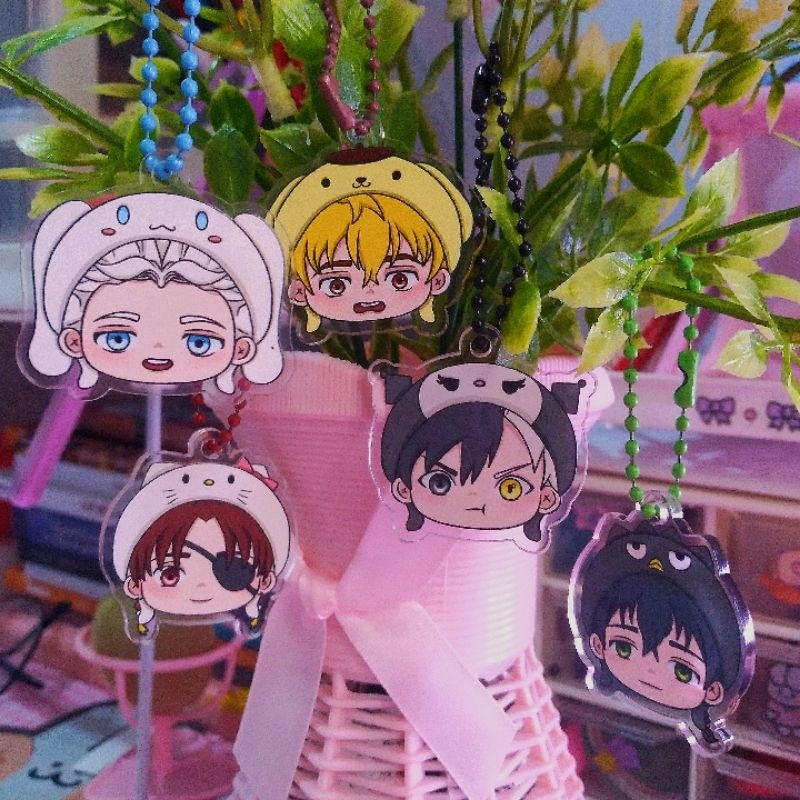 Keychain Wind Breaker As Sanrio Character