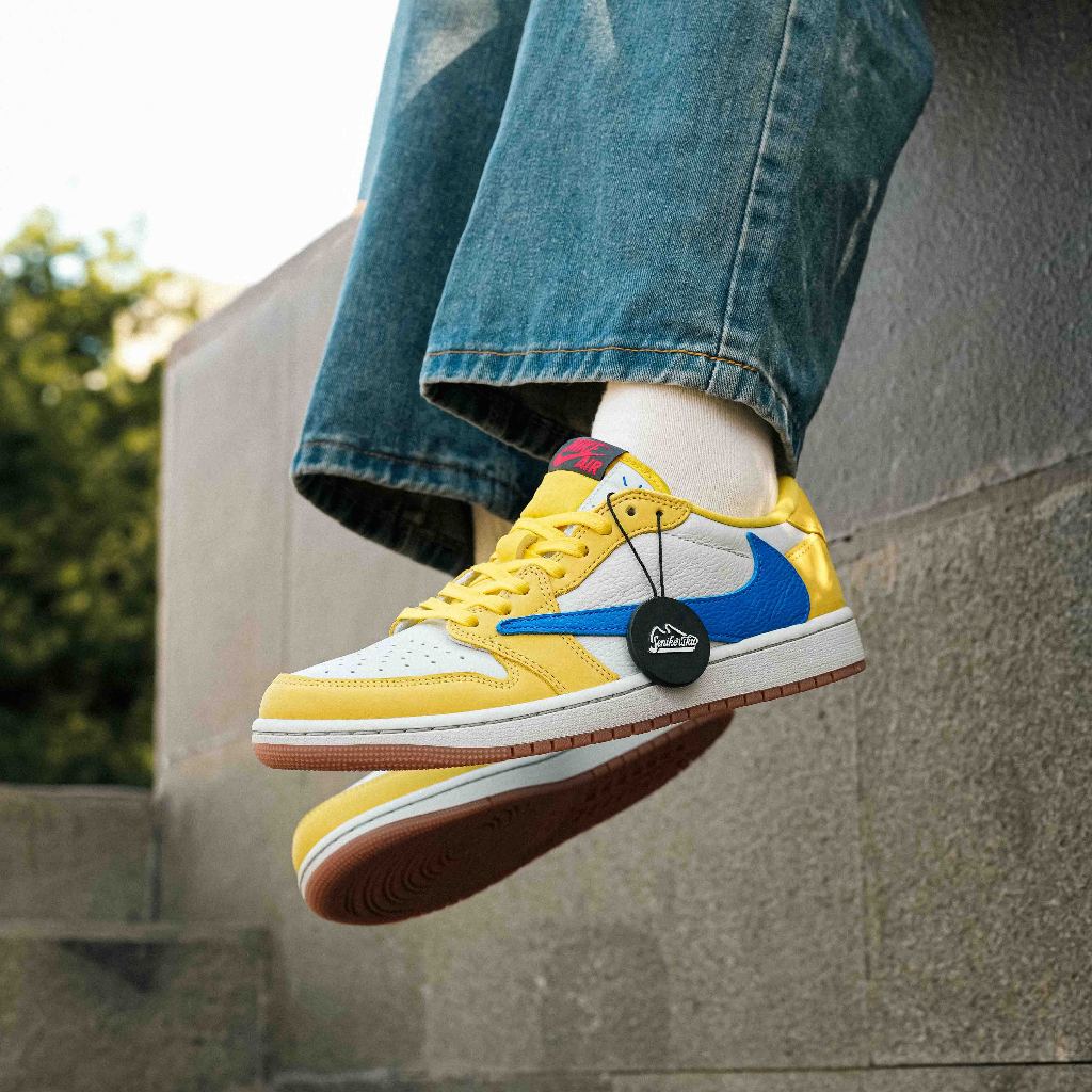 Jordan 1 Low x Travis Scott Canary Womens