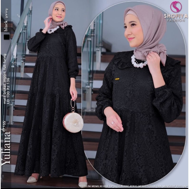 Yuliana Dress ori by Shofiya Fashion