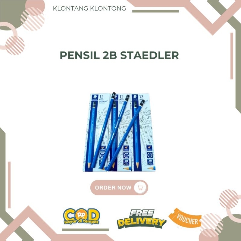 

Pensil Staedtler Lumograph 2B