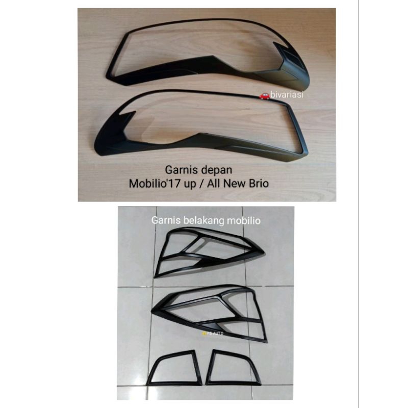 Cover Garnis Lampu Depan, Belakang Mobilio 2017 up / Garnis depan Mobilio 2017 up / Garnis Belakang 