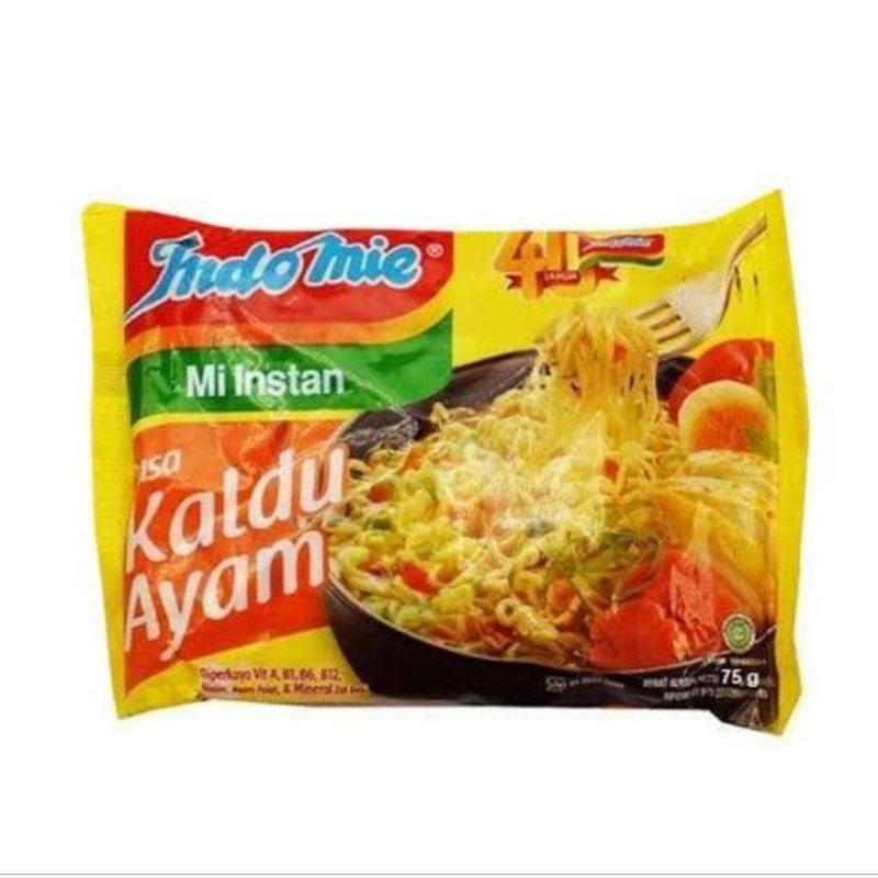 

Indomie Mie Instan Kaldu Ayam [75g]
