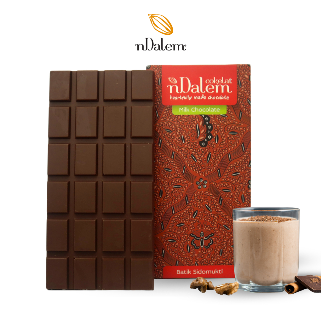 

Cokelat nDalem | Creamy Milk Chocolate Bar with Cacao Butter | Snack Coklat Batang Susu 85g