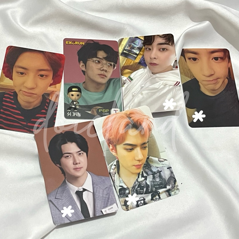 SEHUN CHANYEOL EXORUN CASHBEE KIHNO 1 BILLION VIEW 1 BV SING FOR YOU SG SET