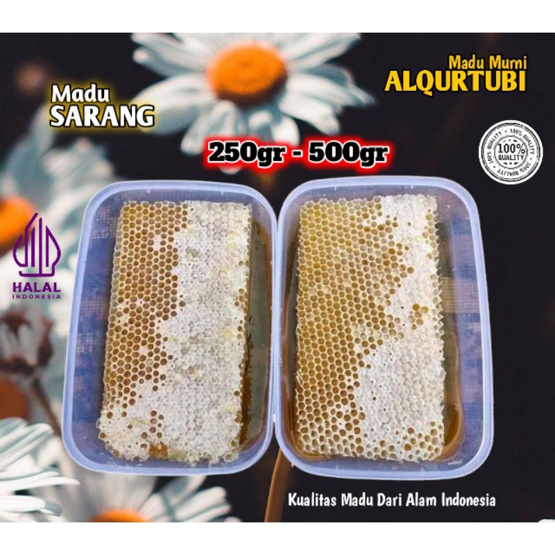

[ GROSIR ] Madu SARANG Murni 250gr - 500gr - Madu Murni ALQURTUBI