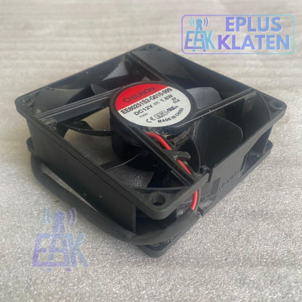 kipas Fan 8cm 8x8 12v Sunon 2 pin Cooling fan KP123