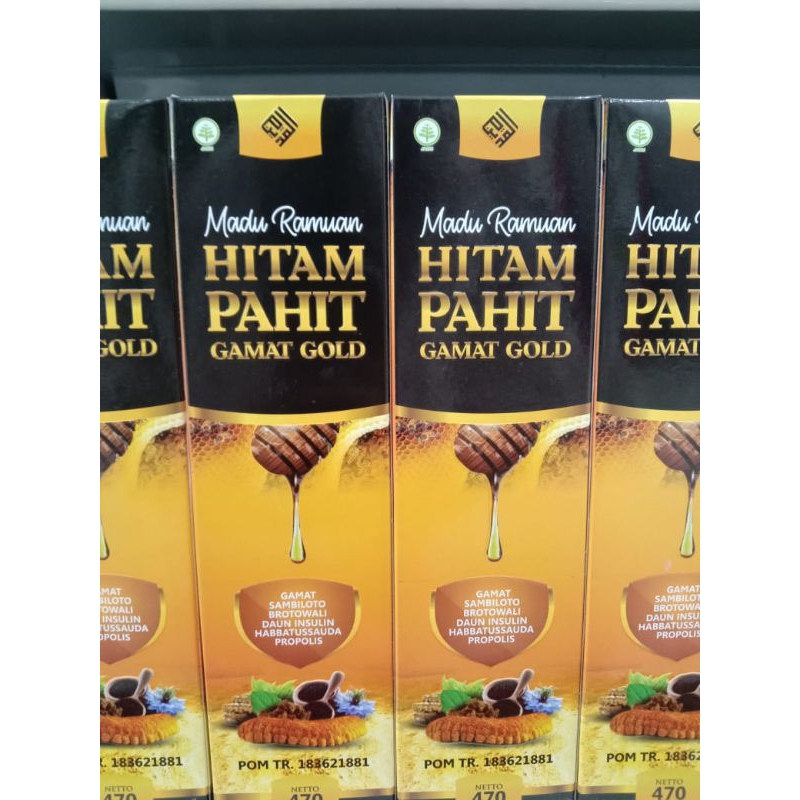 

Madu Ramuan Hitam Pahit GAMAT GOLD