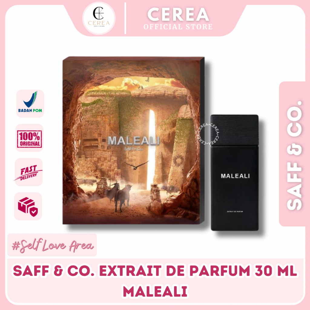[BPOM] SAFF & Co. Extrait de Parfum 30 ml - MALEALI | Perfume Cewek Cowok Unisex Saffnco Saff n co