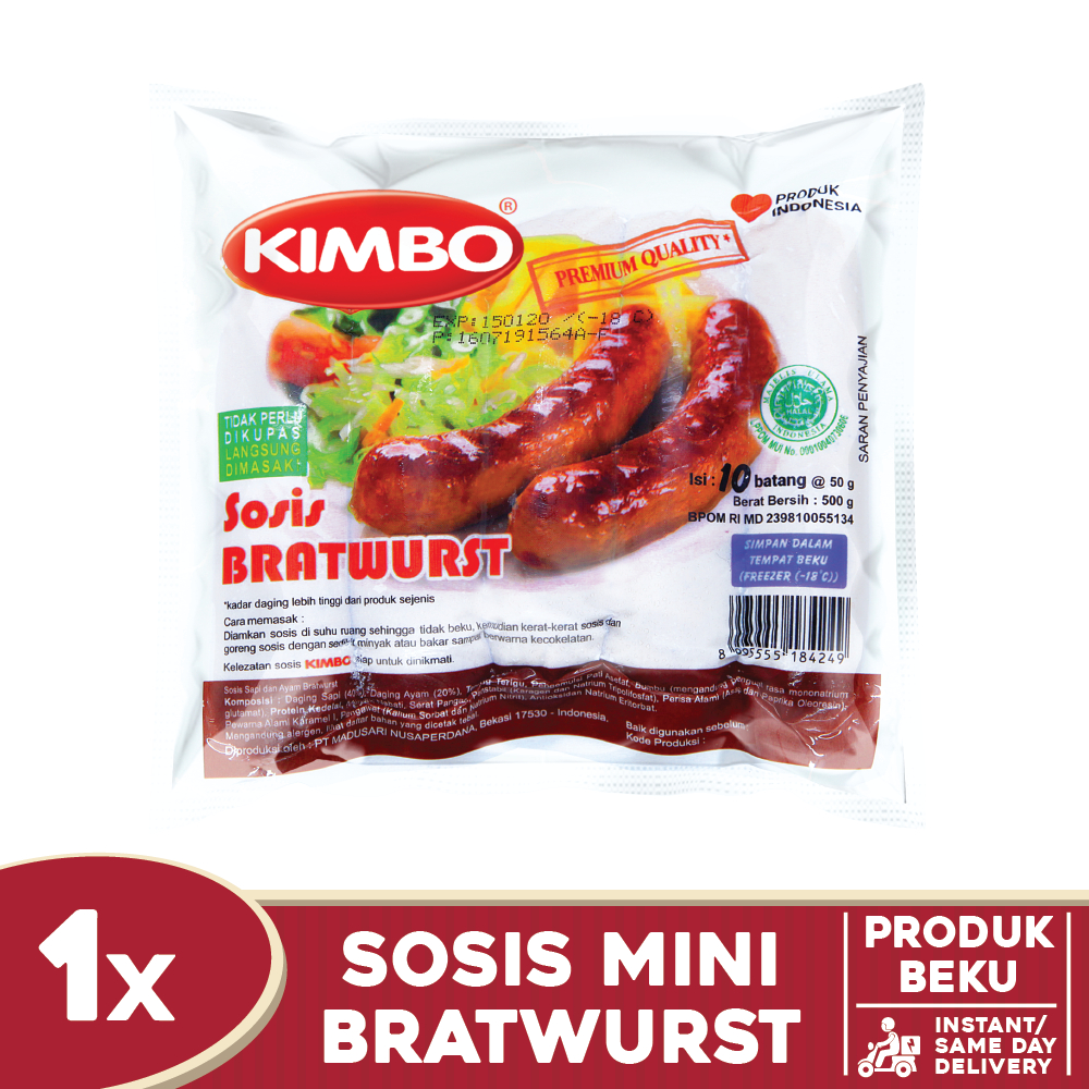 

KIMBO Mini Bratwurst 10pcs