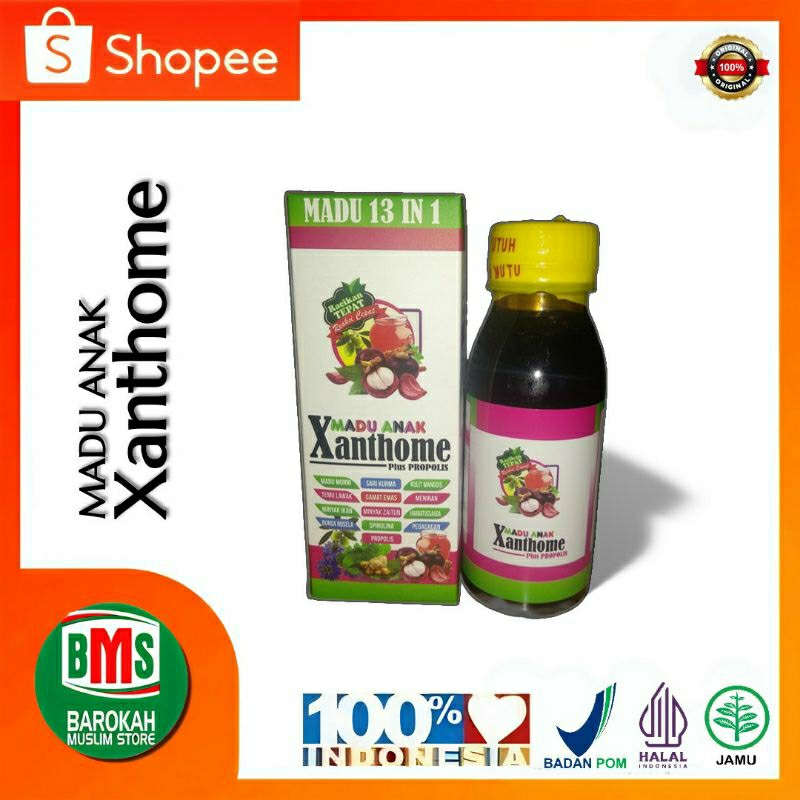 Xanthome plus Propolis Madu Anak 13 in 1